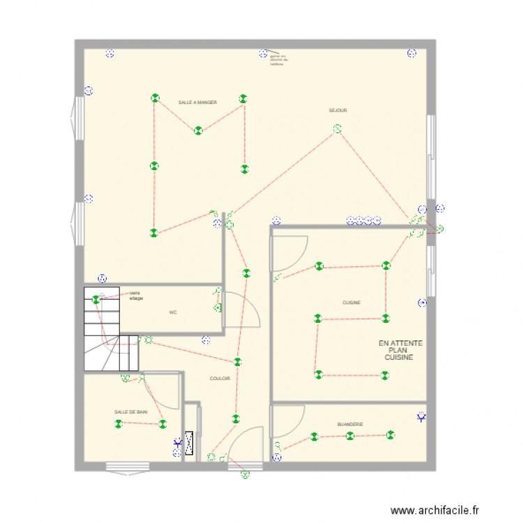 MONTGERON RDC. Plan de 0 pièce et 0 m2