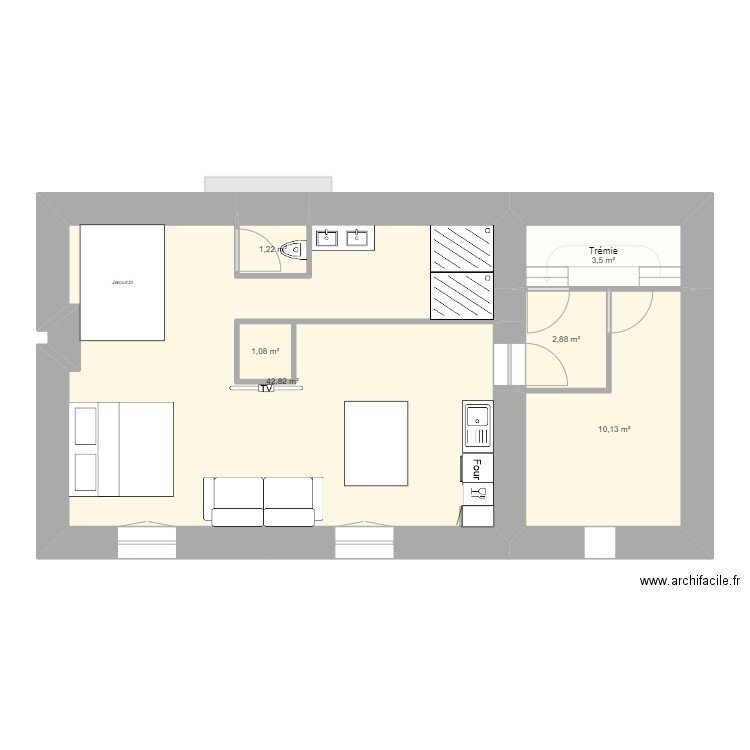 Saint Christophe des Bois - Projection. Plan de 0 pièce et 0 m2