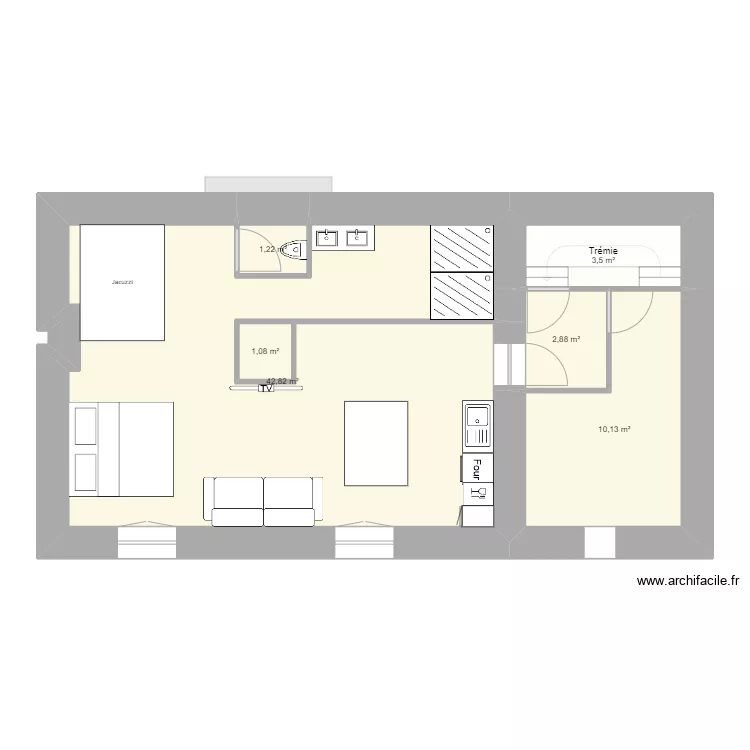 Saint Christophe des Bois - Projection. Plan de 