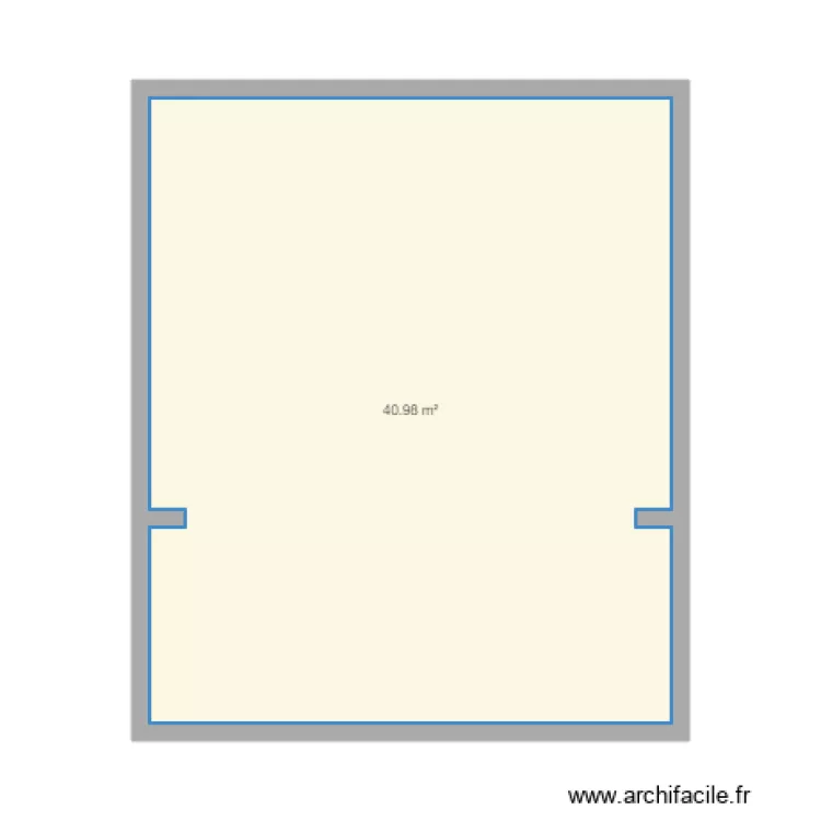 BERNIER GARAGE. Plan de 