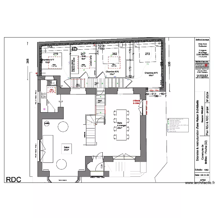 GUILLAUME BREHEC. Plan de 