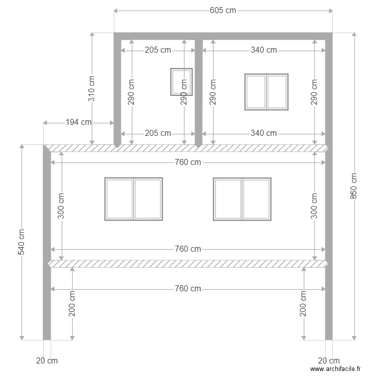 DEVRE COUPE A. Plan de 0 pièce et 0 m2