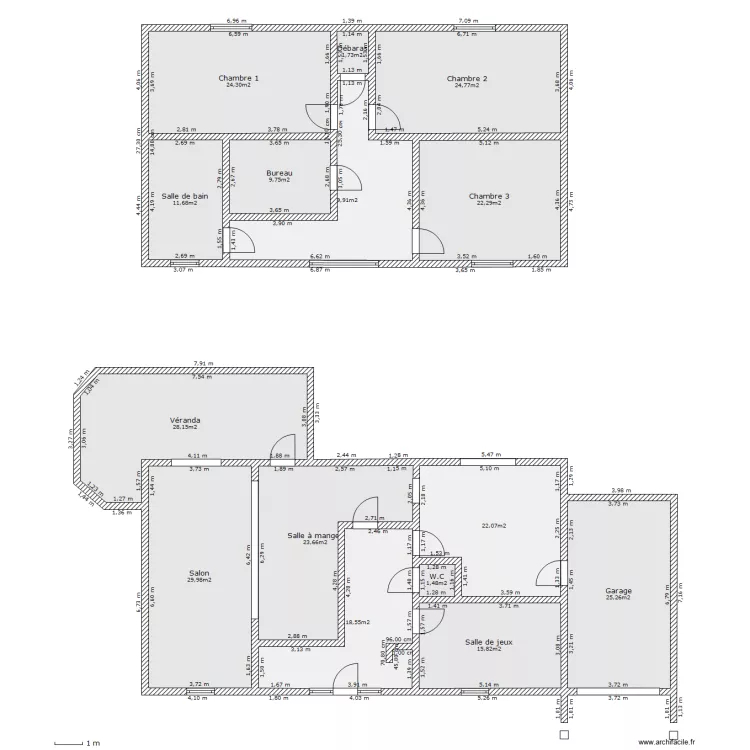 plan 1 etage 1 et 2. Plan de plan 1 etage 1 et 2. Plan de