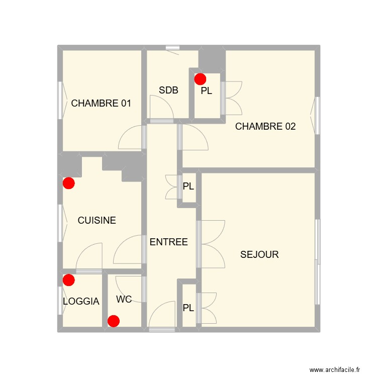 PLAN NIMES 1ER. Plan de 0 pièce et 0 m2
