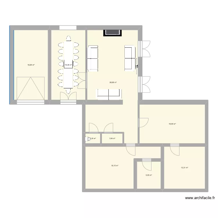 Marcy rdc mode grand diner aout 2023. Plan de 