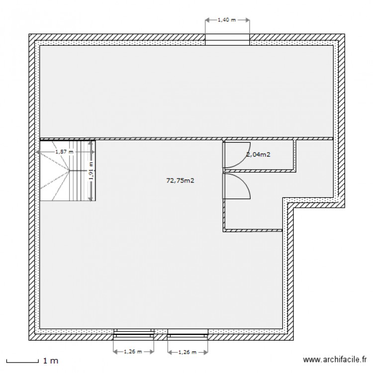 Pilot etage 2 murs. Plan de 0 pièce et 0 m2