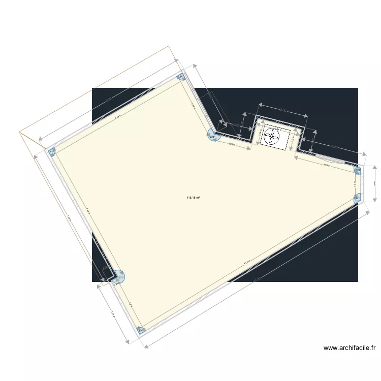 RESIDENCE MONIN TERRASSE. Plan de 