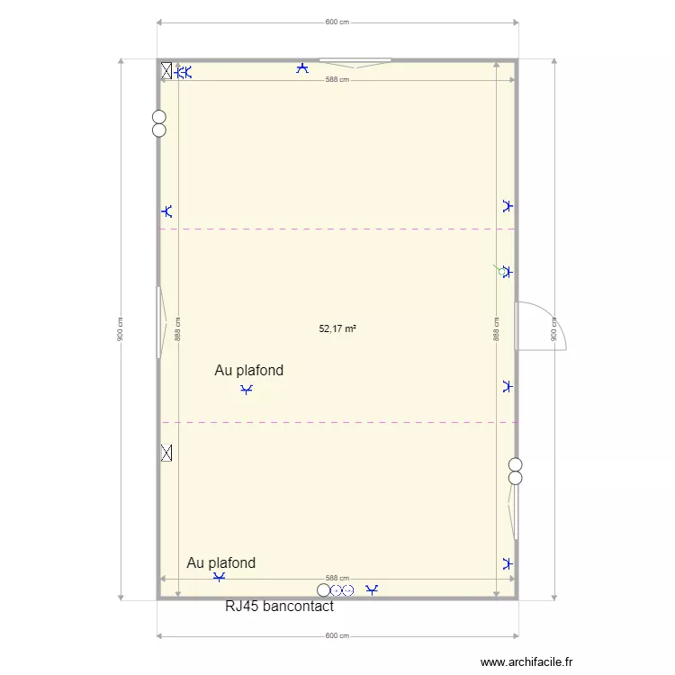 Plan Boulangerie godefroid. Plan de 