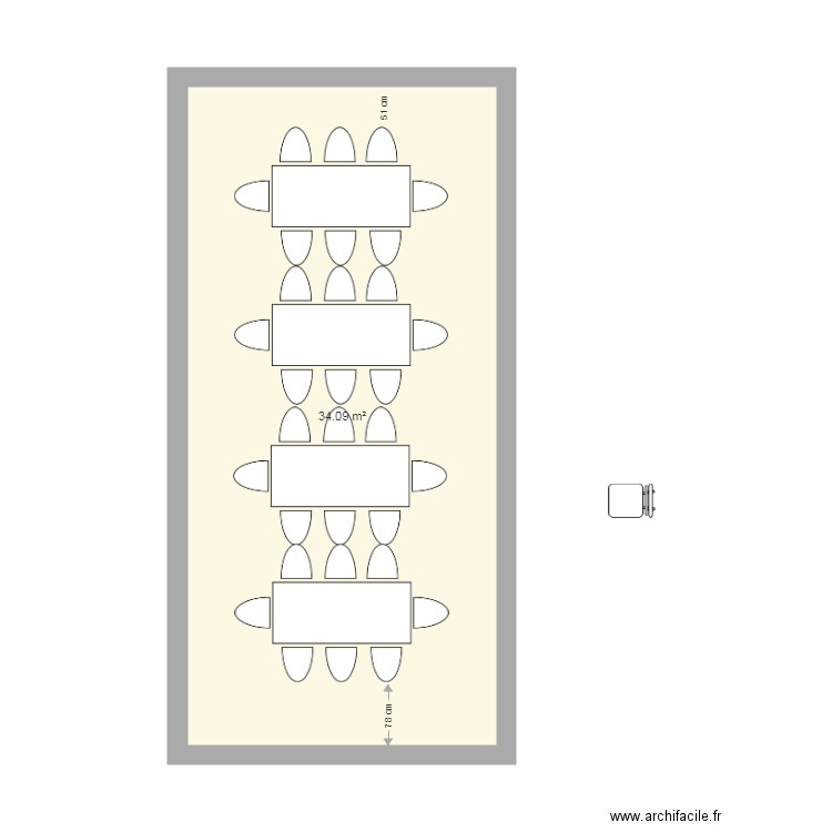 foyer table. Plan de 0 pièce et 0 m2