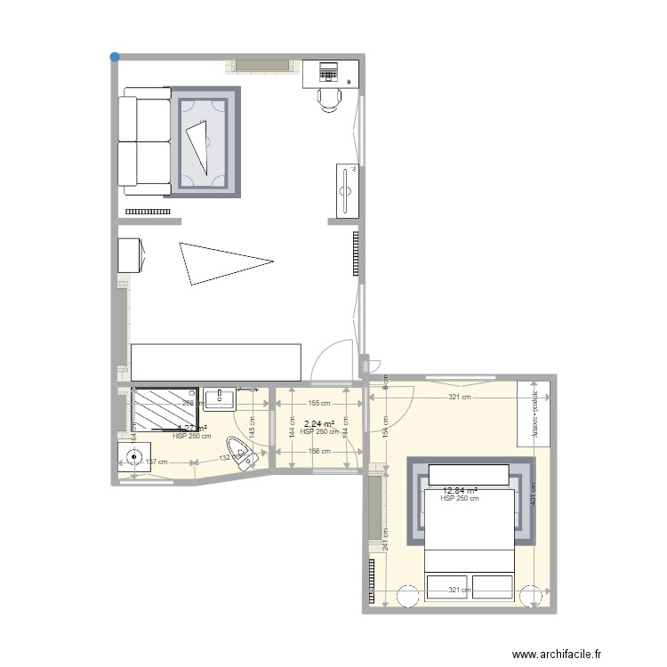 Wagram. Plan de 0 pièce et 0 m2