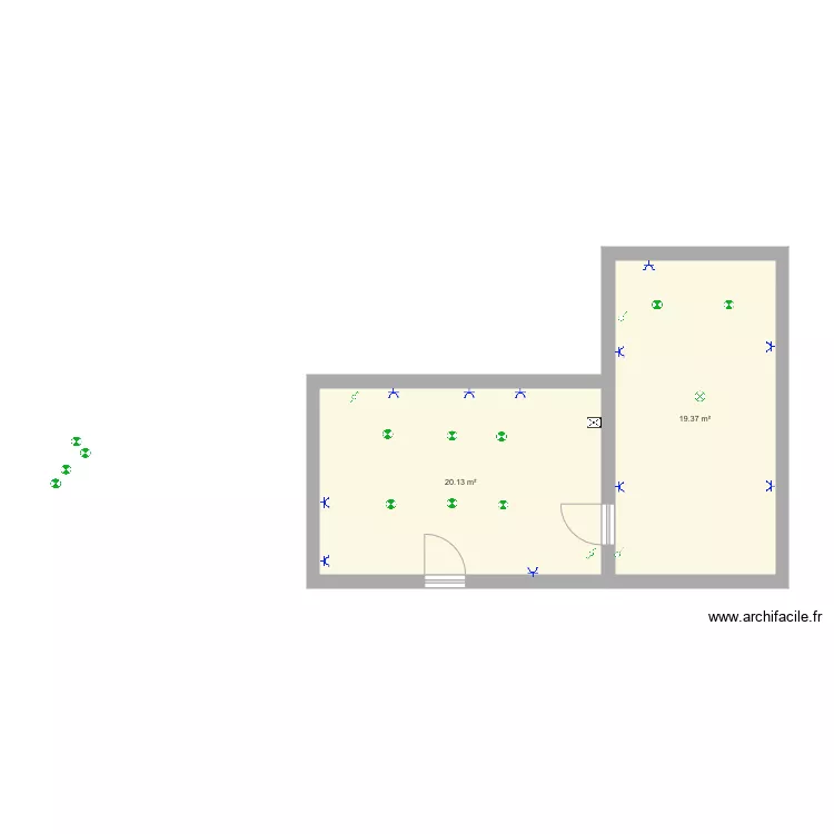 Chantier Vincent guy. Plan de 