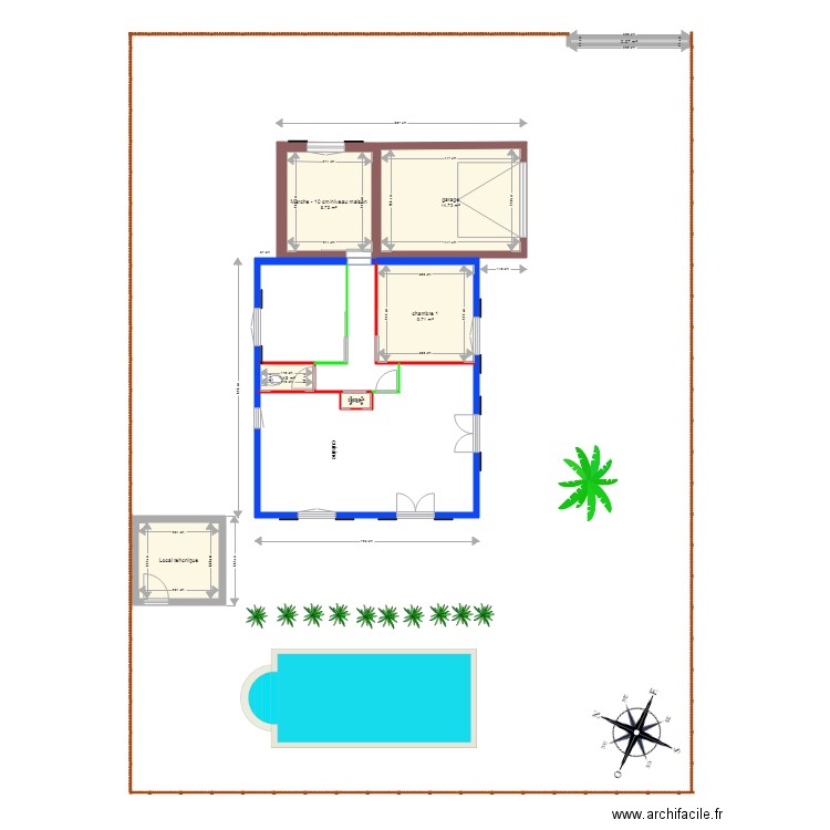 plan maison Yvon et Françoise 8. Plan de 0 pièce et 0 m2