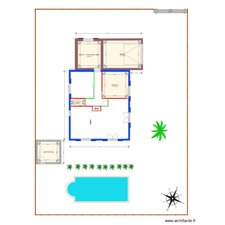 plan maison Yvon et Fran&ccedil;oise 8. Plan de 