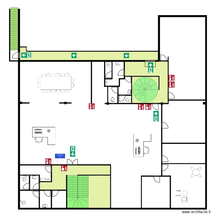 ARAMINE 1er étage . Plan de 0 pièce et 0 m2