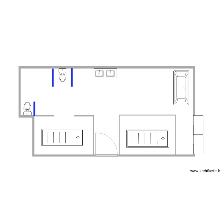 SDB Saphir 120919. Plan de 0 pièce et 0 m2