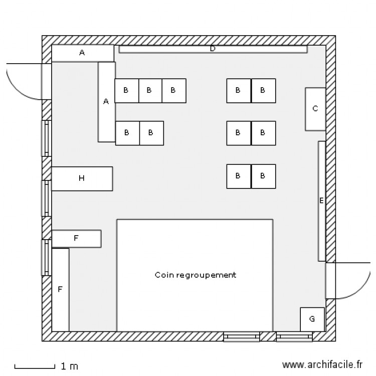 Classe CLIS. Plan de 0 pièce et 0 m2