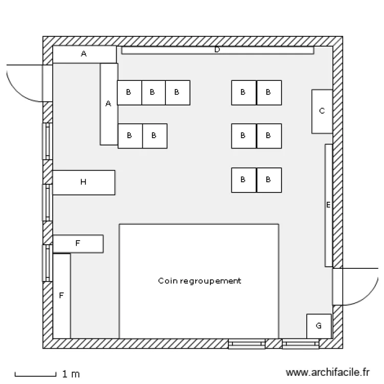 Classe CLIS. Plan de 