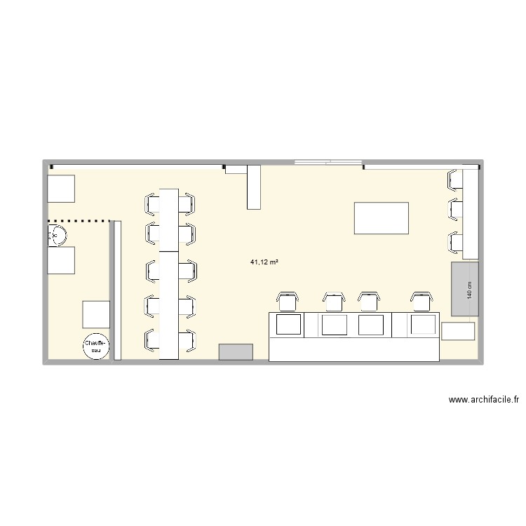 NB9 2023. Plan de 1 pièce et 41 m2