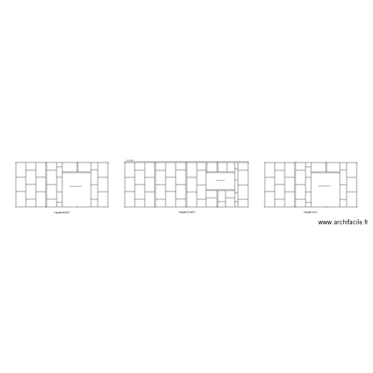 ossature maison bois. Plan de 0 pièce et 0 m2