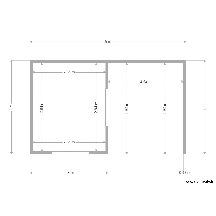 Abris de jardin. Plan de 0 pièce et 0 m2