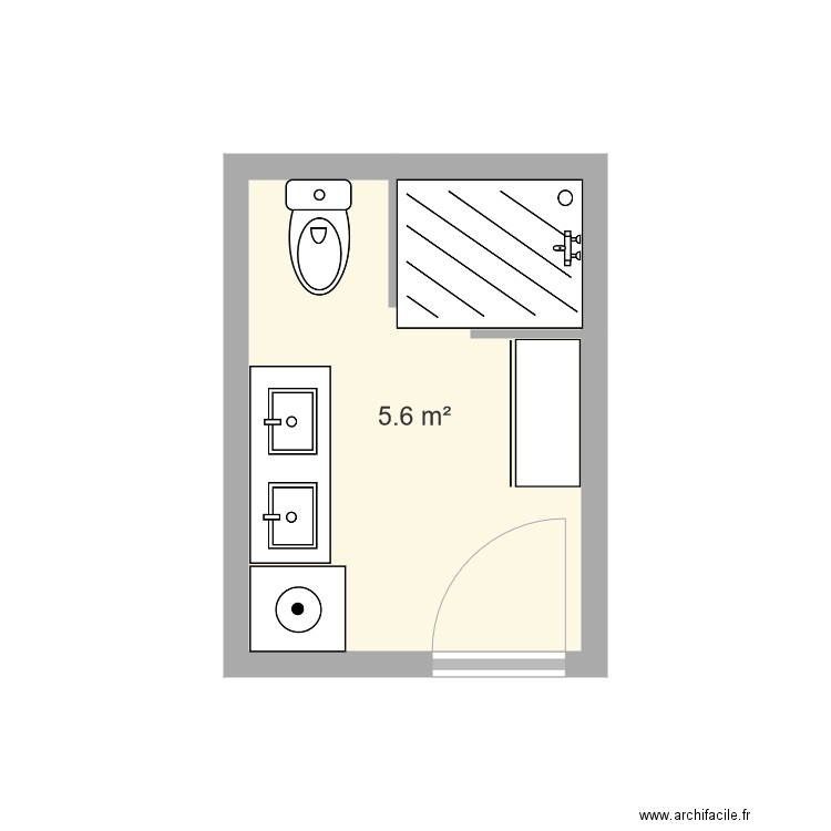 bathroom. Plan de 0 pièce et 0 m2