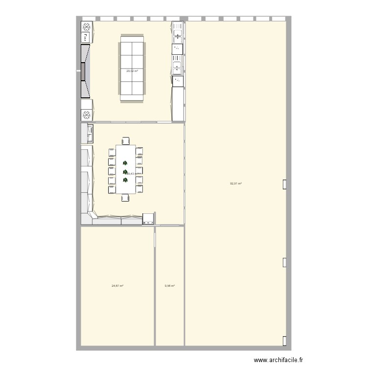 AixTerra en long. Plan de 0 pièce et 0 m2