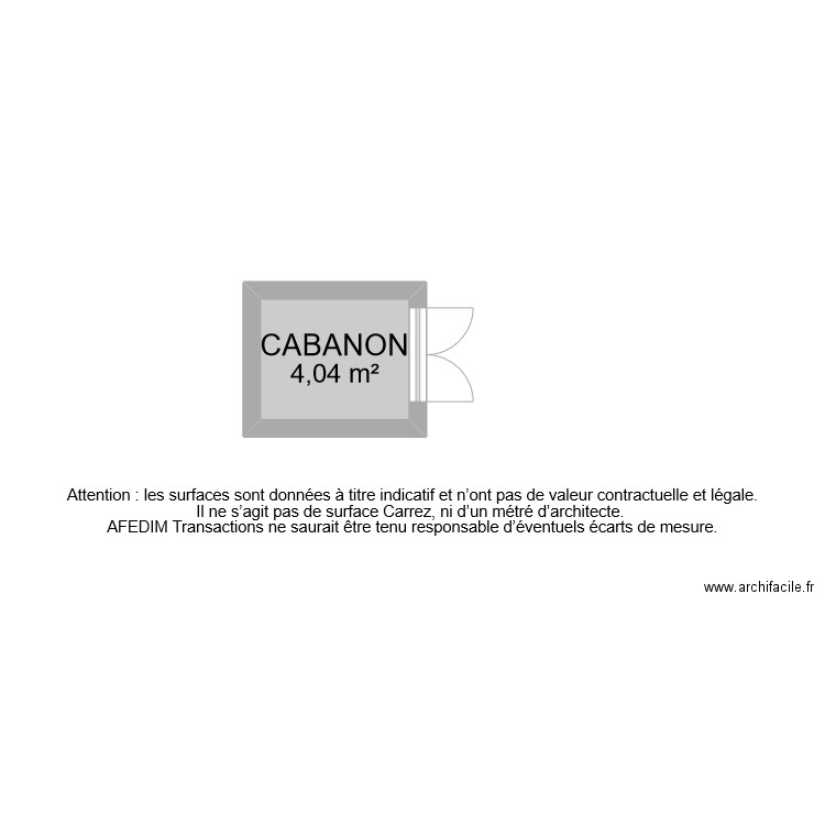 BI 10183 CABANON. Plan de 0 pièce et 0 m2