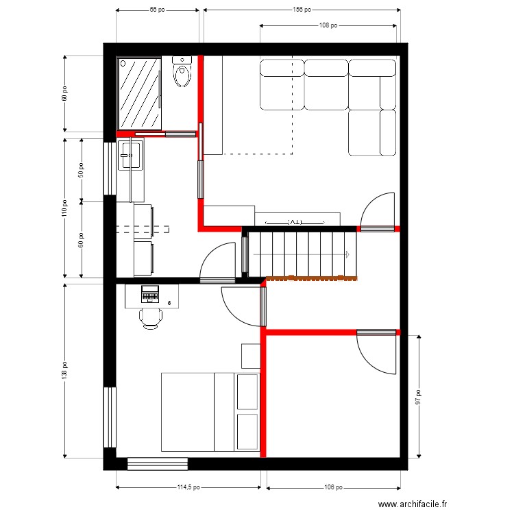 trudel 2. Plan de 0 pièce et 0 m2