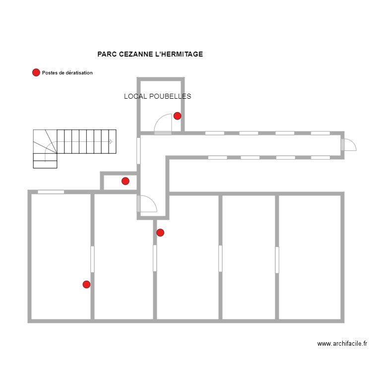 PARC CEZANNE HERMITAGE. Plan de 8 pièces et 51 m2