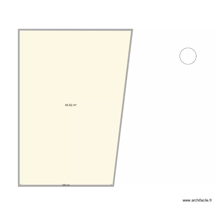 apart maman vide 5m. Plan de 