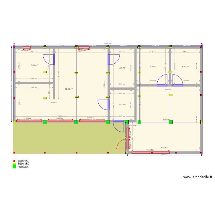 Ла-манш Сваи. Plan de 0 pièce et 0 m2