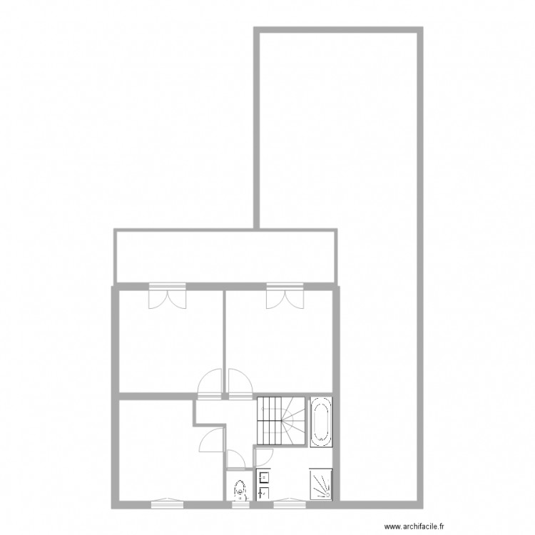 montfermeil etage PC 1. Plan de 0 pièce et 0 m2