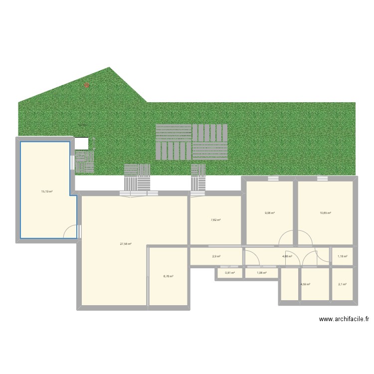 JARDIN V2. Plan de 0 pièce et 0 m2
