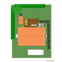 terrasse et jardin mobil home