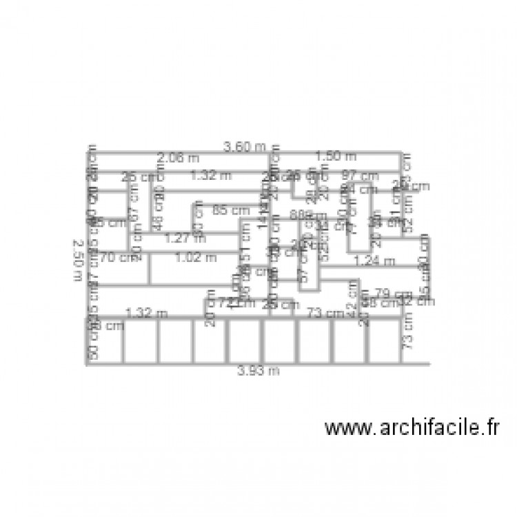 meuble bibliotheque def avec cote 3. Plan de 0 pièce et 0 m2