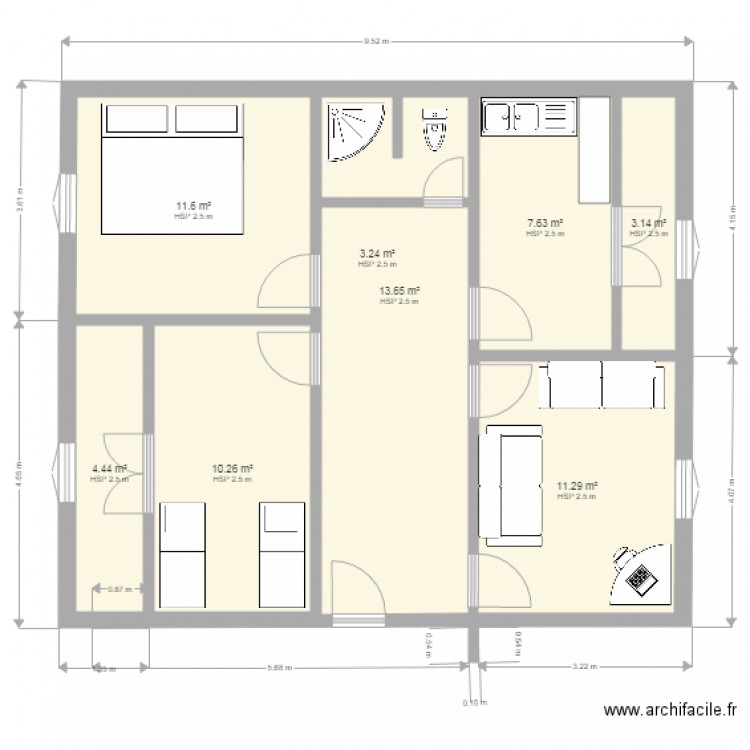 LastUndo. Plan de 0 pièce et 0 m2