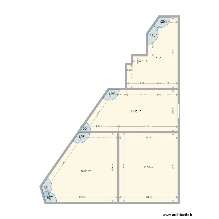Paris. Plan de 0 pièce et 0 m2