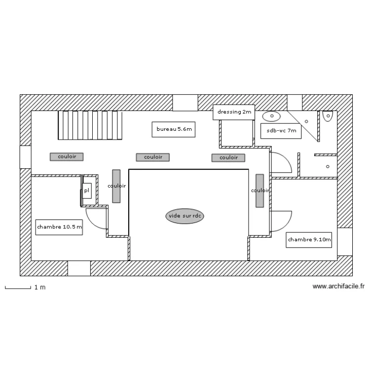 &eacute;tage 1. Plan de 