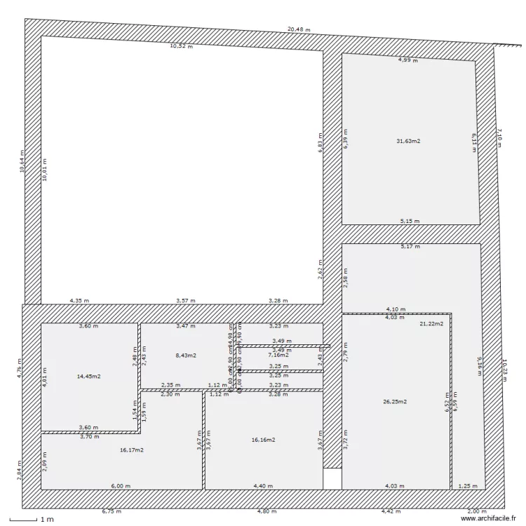 maison haut cot. Plan de 