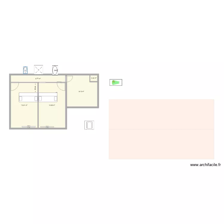 chambre dernier. Plan de chambre dernier. Plan de