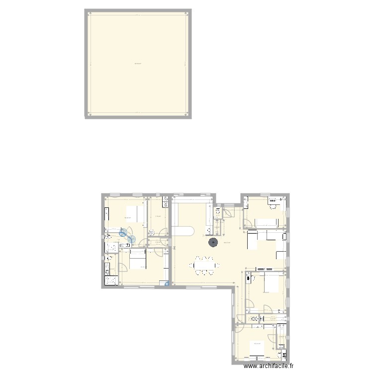 MAISON. Plan de 0 pièce et 0 m2