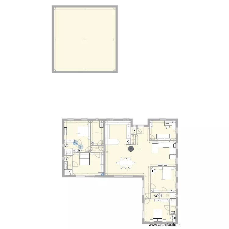 MAISON. Plan de 