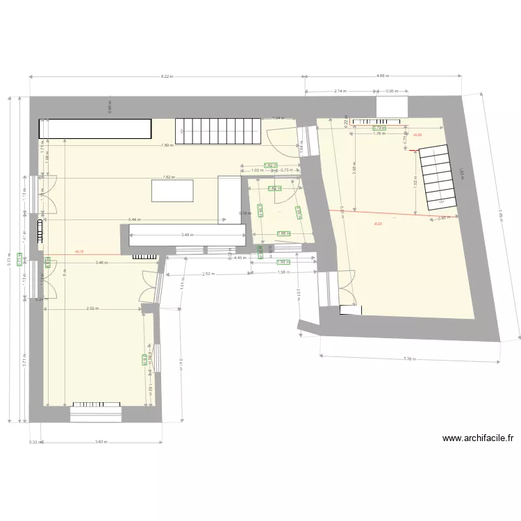 Maison 5. Plan de 