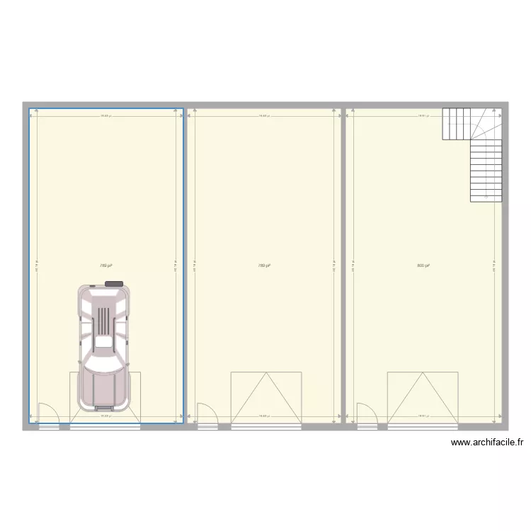 Garage Jp. Plan de 