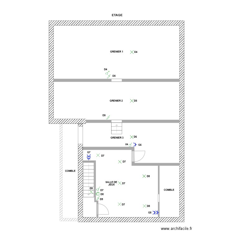 5370 Alain Etage. Plan de 0 pièce et 0 m2