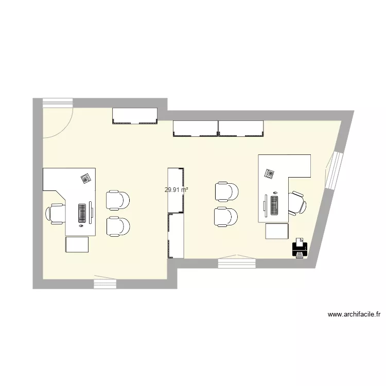 Bureau MDR. Plan de Bureau MDR. Plan de