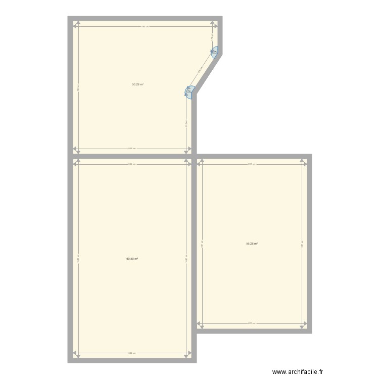 Grange. Plan de 0 pièce et 0 m2