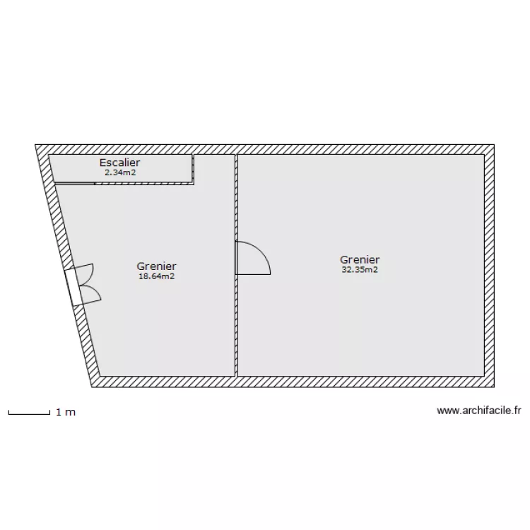 Brumaud étage. Plan de Brumaud étage. Plan de
