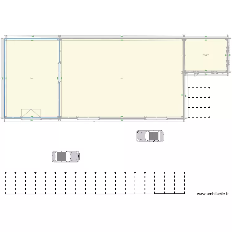 Magasin v5. Plan de 