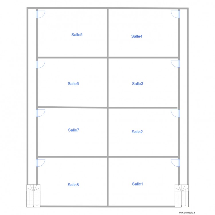 Premier etage. Plan de 0 pièce et 0 m2